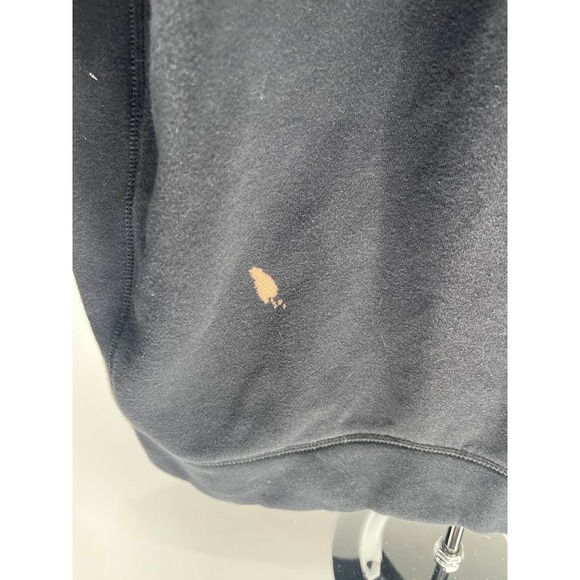 Adidas Men's Black Fleece Hoodie Embroidered Logo L - Picture 4 of 4